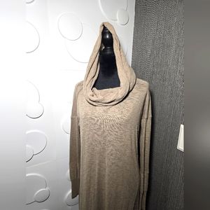 Beige , light maxi sweater.